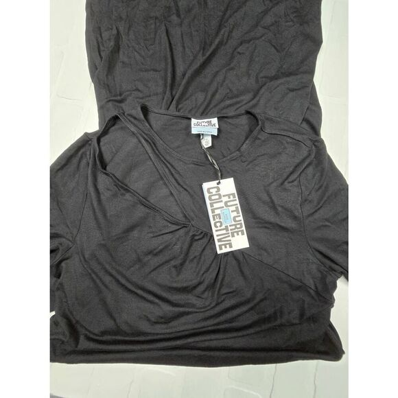 Future Collective Black Long Sleeve Dress XL - Picture 4 of 4